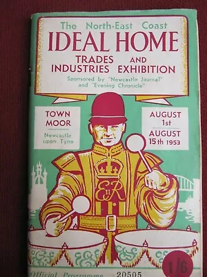 North-East Coast IDEAL HOME Exhibition 1953 Official Programme  RARE Super Cond. • £58