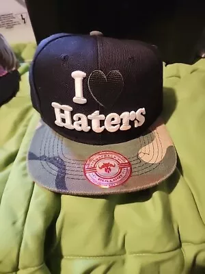 I Love Haters Baseball Cap Snapback Brown Camo • $24