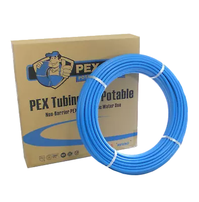 BLUE 1/2  X 100 Ft PEX Potable Tubing Pipe Wood Boiler - PEX GUY • $42.58