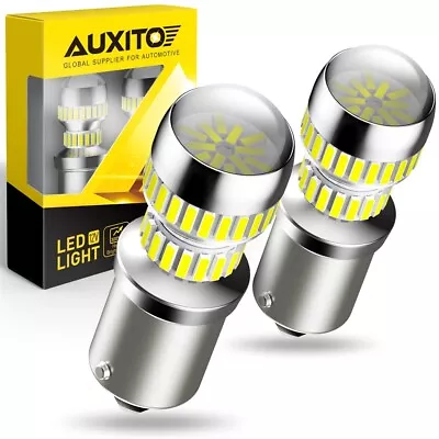 LED 6000K Bulbs 1156 BA15S 54-SMD Brake/Turn/Tail/Reverse Light White Bright EAC • $58.99