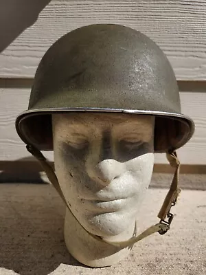 WWII U.S. Army M1 Fixed Bale Helmet Lot 69C W Firestone Liner • $14.50