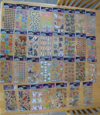 STICKO Stickers ANIMALS BIRDS INSECTS BUTTERFLIES PETS U PICK NIP • $3.19