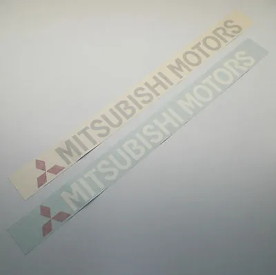 New MITSUBISHI MOTORS Logo Windshield Or Rear Hatch Vinyl Decal EVO 3KGT Galant • $26