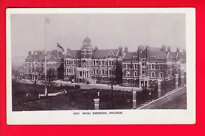 Postcard - CHATHAM Kent - NAVAL BARRACKS [Lloyd-Langston] #4003 - RP C1910 • £2.75