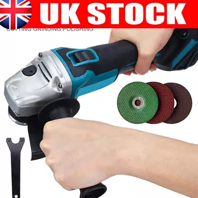 18V 125mm Brushless Angle Grinder For Makita Cordless Replace Li-ion Battery • £28.96