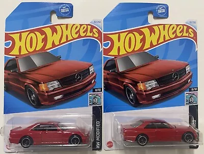 Hot Wheels '89 Mercedes-Benz 560 SEC AMG 2024 82/250 (Lot Of 2) • $5.99