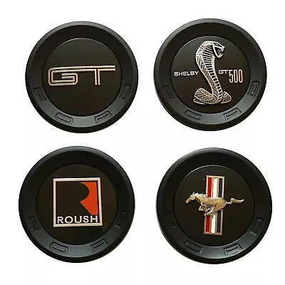 5.9  Black 4 Styles Deck Lid Rear Trunk Emblem Badge 3D Sticker For Mustang • $28.99