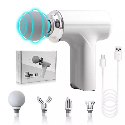 6 Speeds Mini Massage Gun Percussion Massager Deep Tissue Muscle Vibrating Relax • $5.99