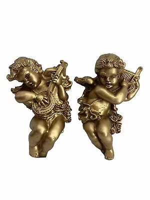 Lot Of 2 Vintage Cherub Angel 3D Wall Hangings 1960's Universal Statuary Corp • $44.99