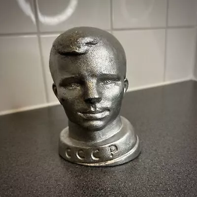 Yuri Gagarin Soviet Cosmonaut RARE Vintage Soviet Bust  Statue  Figure  Space • £85.55