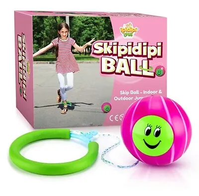 $12.99 • Buy IPIDIPI TOYS Skip It Ankle Toy Pink Retro Skipit Toy Hopper Ball - Improve Co...