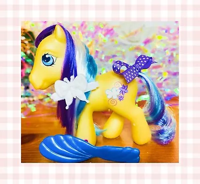 ❤️My Little Pony G3 Earth Pony Lavender Cloud Spring Basket Exclusive RARE HTF❤️ • $14