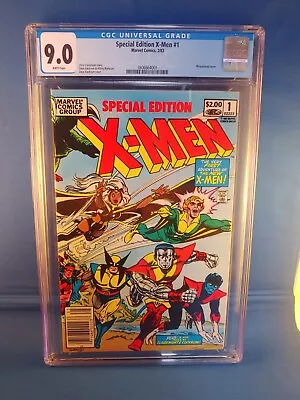 Marvel Special Edition X-Men #1 CGC 9.0 1983 Newsstand Edition Wraparound Cover • $40