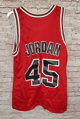 Vintage Champion Chicago Bulls Michael Jordan #45 Jersey Size 40  Please Read • $35.75