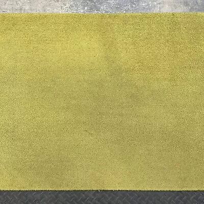 £49.99 • Buy 60s/70s Vintage Like Green Wool Floor Carpet Hallway Runner 367cm Long