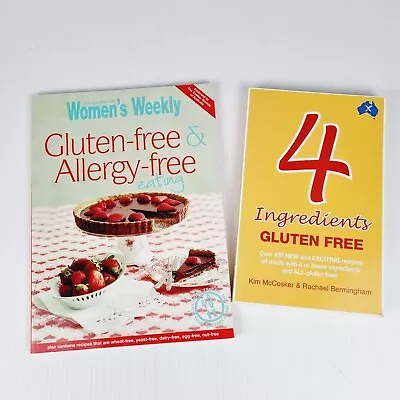 2 Gluten Free Cookbooks Gluten Free 4 Ingredients + Gluten Free & Allergy Free • $24.95