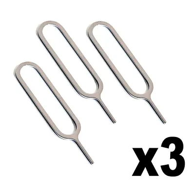 3 X IPHONE 2G 3G 3GS 4 4S IPAD SIM CARD TRAY EJECT EJECTOR PIN SIM REMOVAL TOOL • £2.99