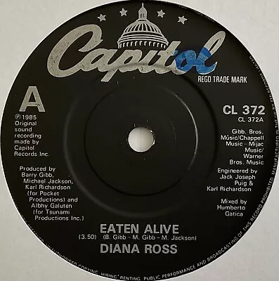 Diana Ross - Eaten Alive - 7” Vinyl Single • £3.09