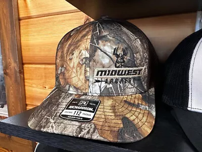 2024 MIDWEST ARCHERY Hat Cap CAMO Realtree HOYT RICHARDSON 112 Bow Mathews PSE • $24.99