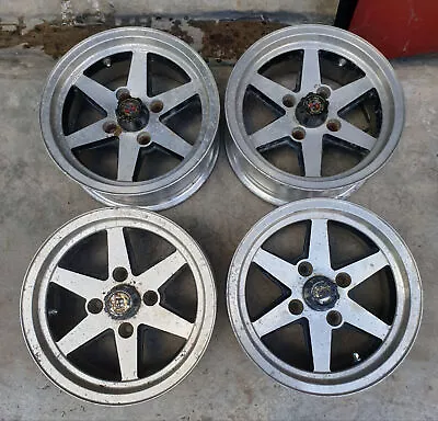 JDM 14  Furukawa Dual Racing 6spoke Rims Wheels  For Datsun 510 B110 Ae86 Ta22 • $1531.34