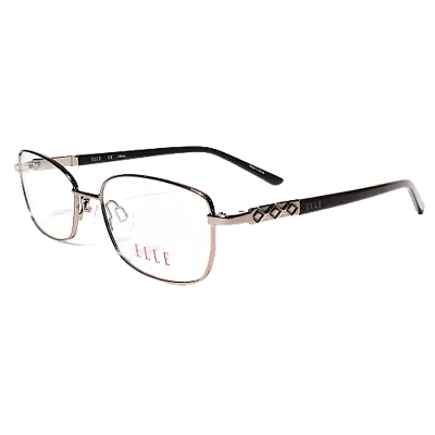 New ELLE Women's Eyeglasses EL13446 BR Brown Optical Frame 50-16-135 Metal • $29.95