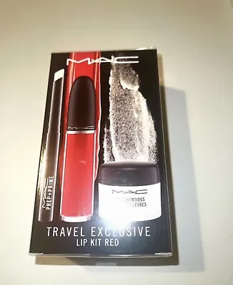 Limited Edition MAC Travel Exclusive Lip Kit Set In Red • £19.99