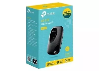 TP-Link M7200 Portable Unlocked 4G Mobile LTE MiFi Wifi Router - New & Sealed • £25