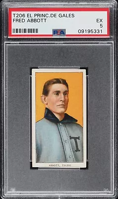 1909-11 T206 Fred Abbott EPDG PSA 5 PWCC-E None Higher! • $932.19