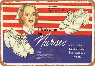 Metal Sign - 1948 Nurse Shoes -- Vintage Look • $18.66