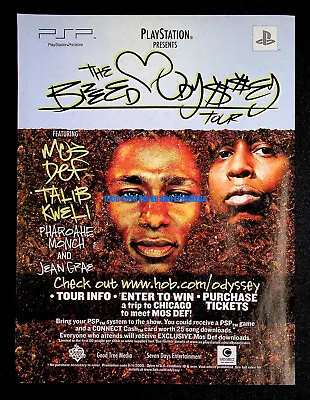 Mob Def + Talib Kweli House Of Blues 2005 Trade Print Magazine Ad Poster ADVERT • $9.99