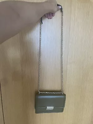 $55 • Buy Massimo Dutti Crossbody Khaki Bag