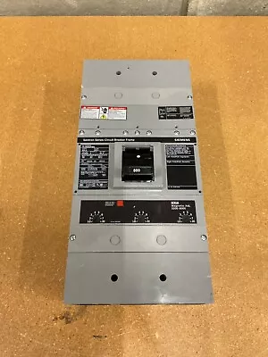 Siemens Circuit Breaker HLMD63F800 800 Amp 600 Volt 3 Pole 800A Magnetic Adj. • $1500