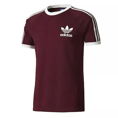 Men’s Adidas Originals 3 Stripes T-shirt Crew Neck Short Sleeve S-XXL • £12.99