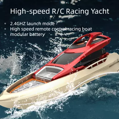 AU Toy Gift 2.4GHz Mini RC Speed Boat Remote Control High Speed Boat Waterproof • $39.73