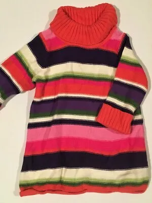 Gymboree FALLING FOR FEATHERS/STYLISH CORGI Long Striped Sweater~Sz S(7-8)~NWT! • $19.99