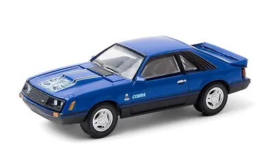 Greenlight 30205 Mustang Cobra T5 1979 - Blue Glow (Hobby Exclusive) 1:64 Scale • $14.95