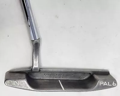 Vintage PING PAL 6 Putter Karsten Mfg 33.5  Right Handed Men Golf Club Orig Grip • $38.24