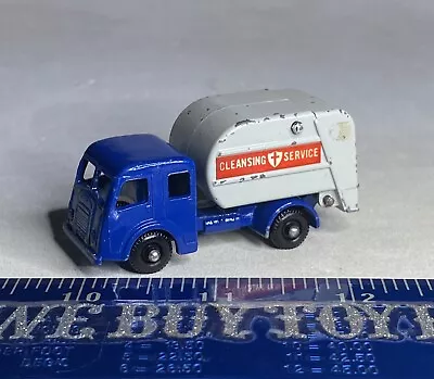 Vintage Matchbox Lesney - Tippax Refuse Garbage Disposal Truck #15 - Blue - 1963 • $14.95