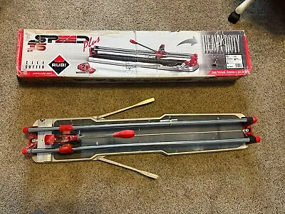 Rubi Tile Cutter 36  Speed Plus Aluminum Steel Blade Adjustable Blade And Handle • $169.99