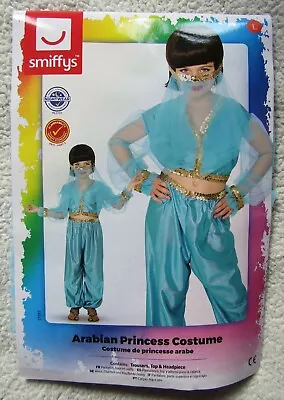 Smiffys Arabian Princess/Jasmine Dress Up Costume Large/10-12 Years Brand New   • £14.99