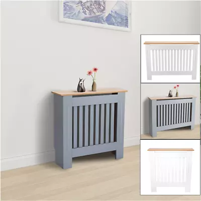 Arlington Radiator Cover White Traditional Modern Cabinet Wood Grill Furniture • £29.99