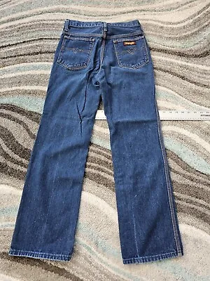 Vintage Wrangler Western Jeans Mens 26 X 28 (Tag 30) Bootcut 60s 70s • $24.94