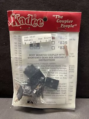 Kadee G Scale 835 Body Mounted Coupler W/shortened Gear Box • $11.99