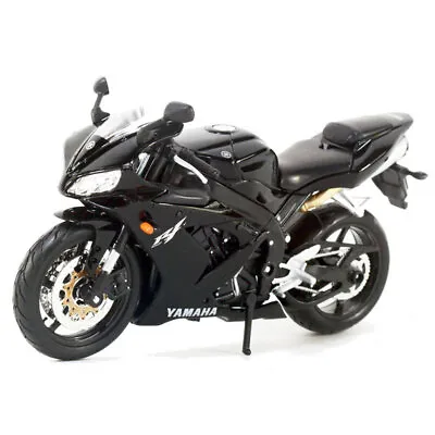 1/12 Scale Yamaha YZF-R1 Motorcycle Model Toy Diecast Kids Toys For Boys Black • $29.29