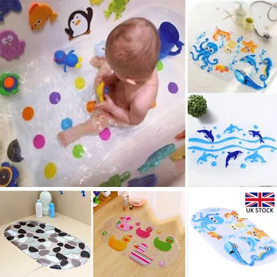 Kids Child Baby Anti Slip Bath Mat Non Skid Safety Shower Mats For Children UK • £9.80