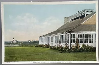 Vtg Postcard Sankaty Head Golf Club Nantucket Massachusetts H. Marshall Gardiner • $19.99