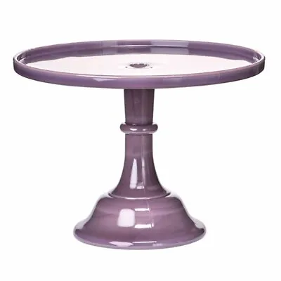 Mosser Glass 12  Cake Plate | Egg Plant • $80.39