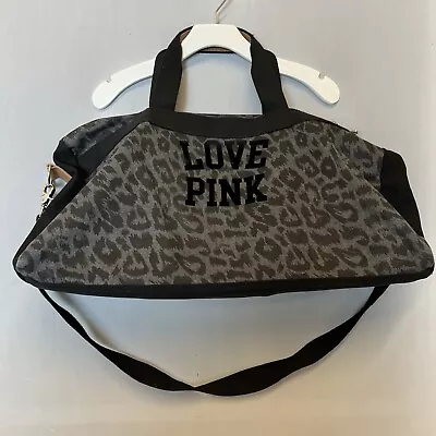 Duffel Bag Victoria’s Secret Black Leopard Print • $29.99