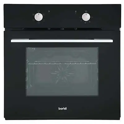 Built-In Oven Five Function Fan Assisted 60cm 55L Capacity - Black • £188.98