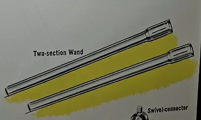 $18.85 • Buy Vintage 1960's Electrolux Vacuum Cleaner Automatic Model G Two Section Wand Only